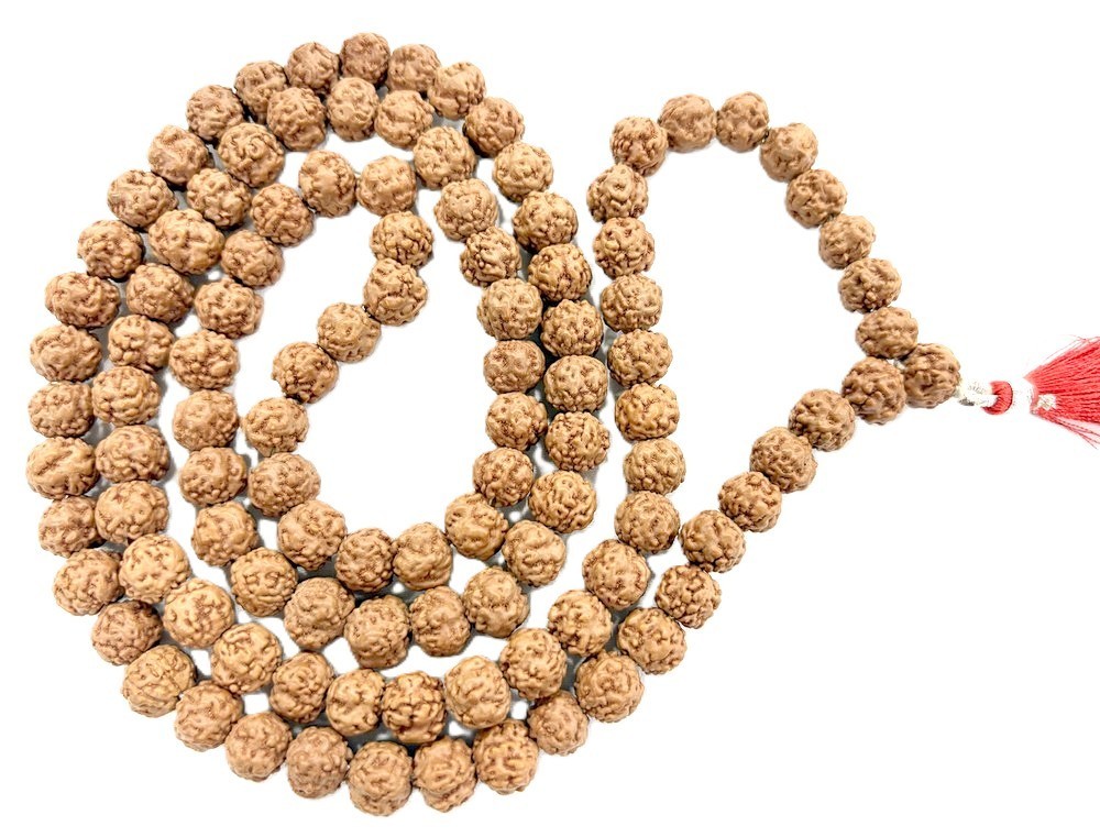 Rare Nirakar (0 Mukhi) Rudraksha Mala - 108 Beads - Certified