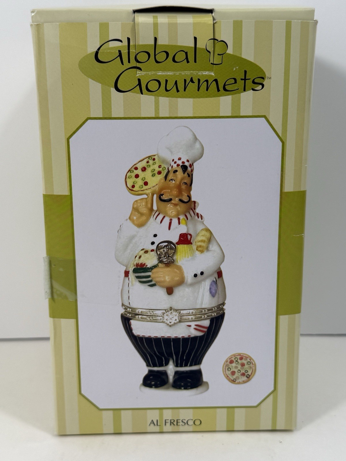 Global Gourmets Chefs Trinket Box Al Fresco Cooking Club of America Collectible Global Gourmets Chefs Trinket Box Al Fresco Cooking Club of America Collectible