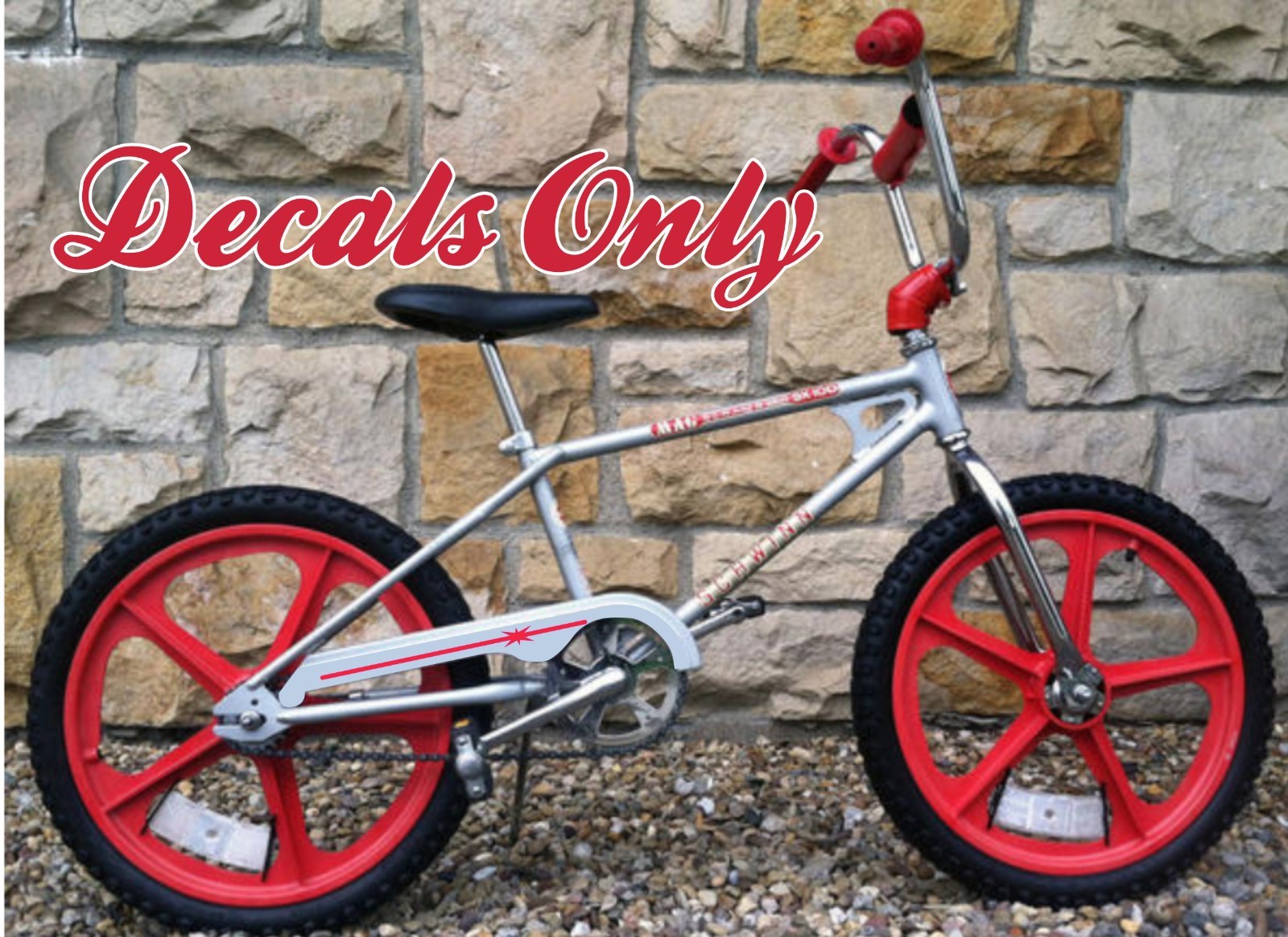 NOS Schwinn Mag Scrambler SX500  1970’s/80's reproduction Decals Award Winning