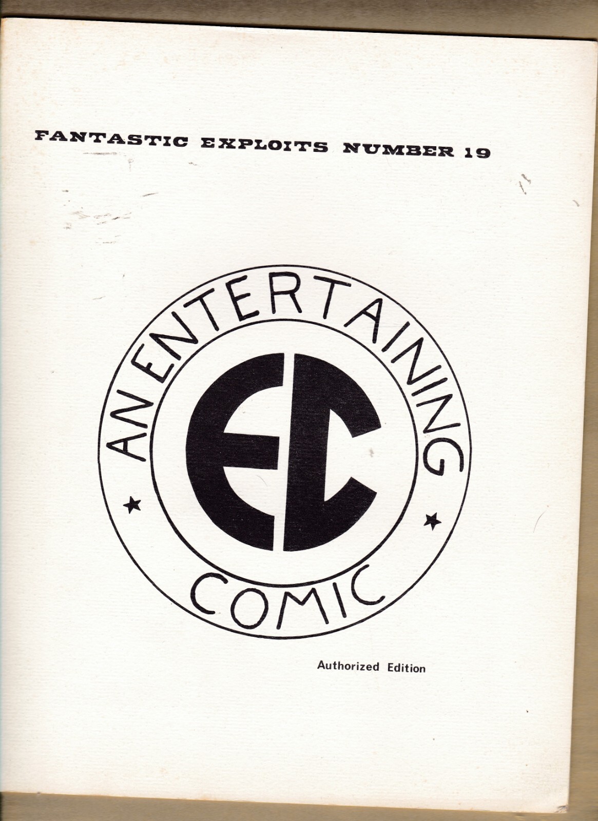 Fantastic Exploits #19 (EC Comics, 1969) Vintage / Rare - Wood, Williamson