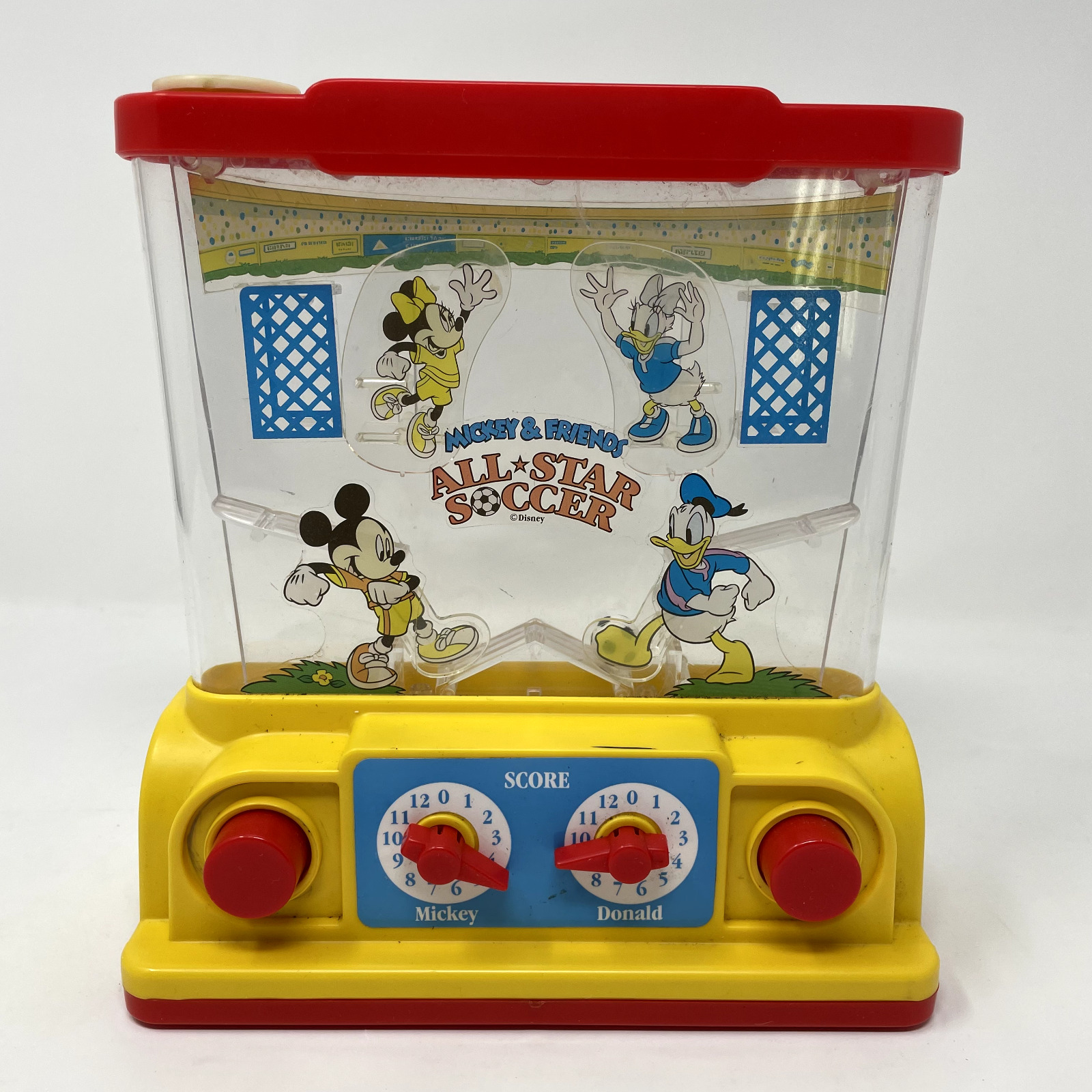 VINTAGE Tomy  Disney Waterfuls Water Game Mickey & Friends All Star Soccer WORKS