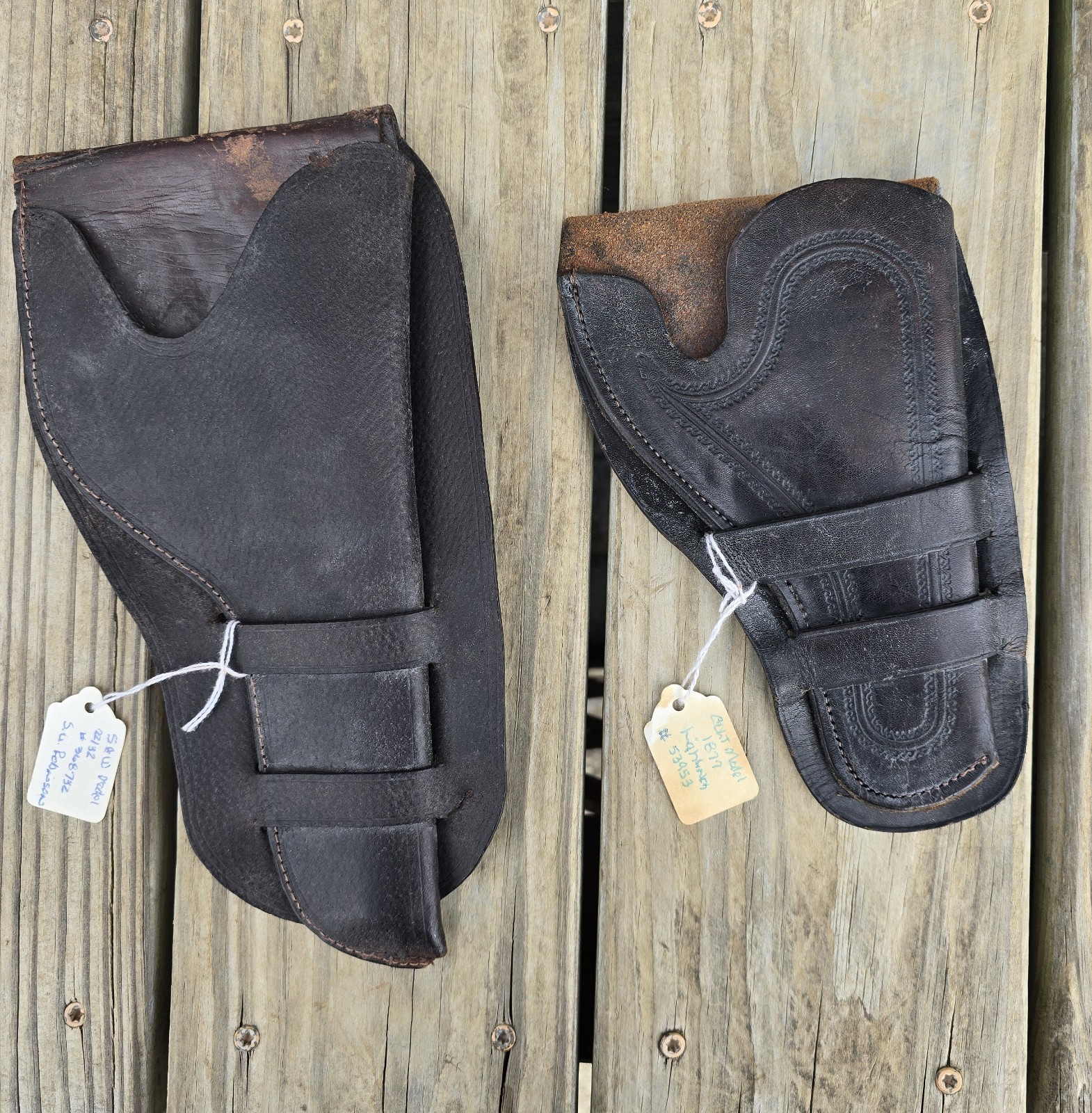 Vintage Western Double Loop Holsters Fits Colt Lightning and SW Model 22 G2U