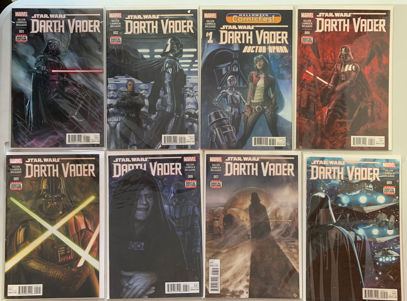 2015 Marvel Comics Star Wars Darth Vader Gillen Near Complete Run NM 22 Book Lot