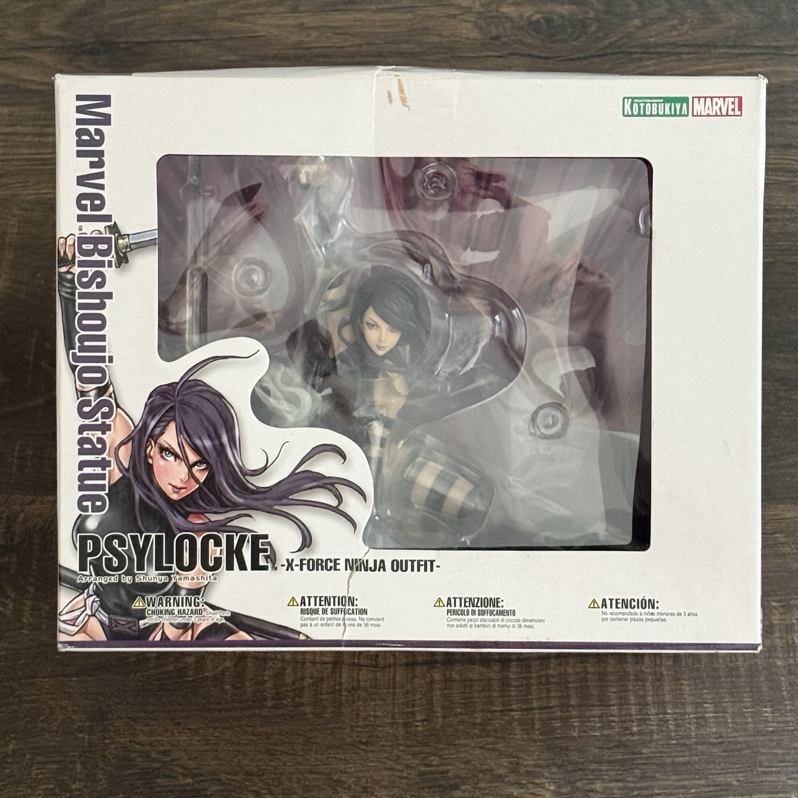NEW Kotobukiya Bishoujo Psylocke X-Force Ninja Outfit Statue Figure Marvel X-Men