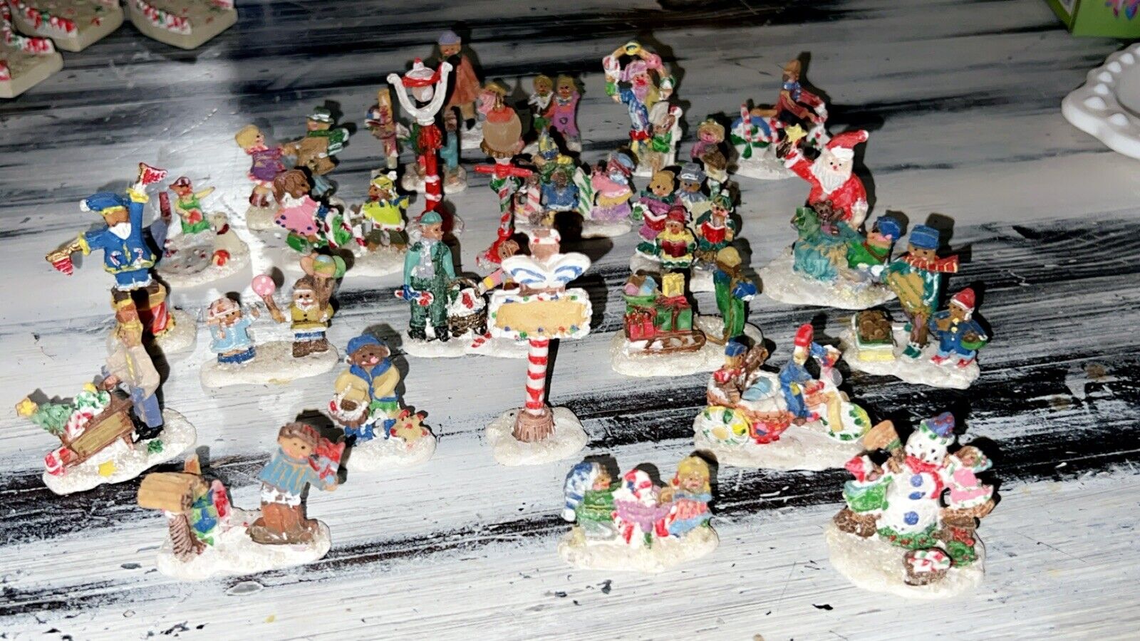 Ginger Frost Lane Accessories Lot Of 26 Vintage Xmas Holiday Decoration