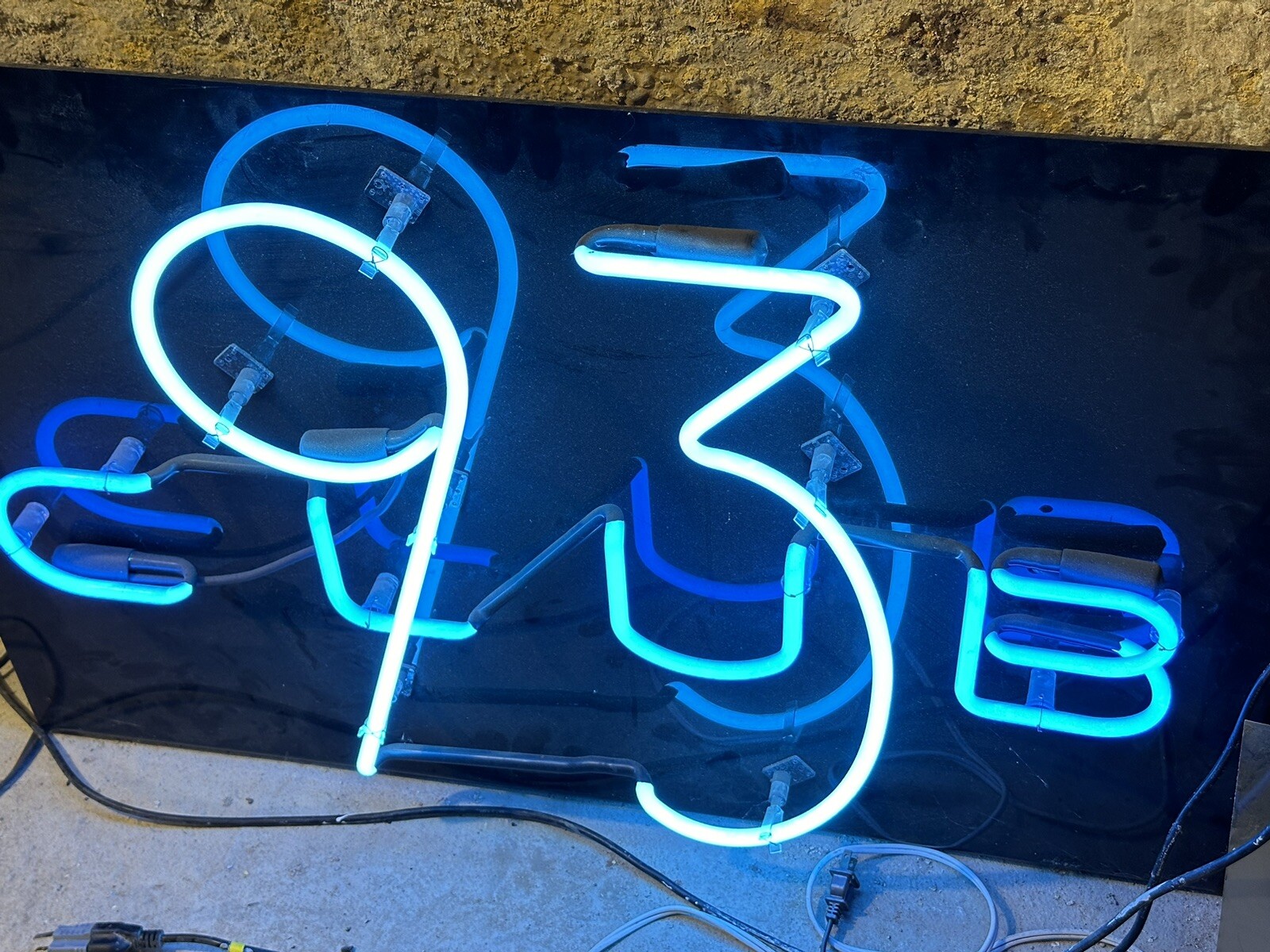 vintage Sign from a New York City nightclub Club 93 Staten Island pick up rare