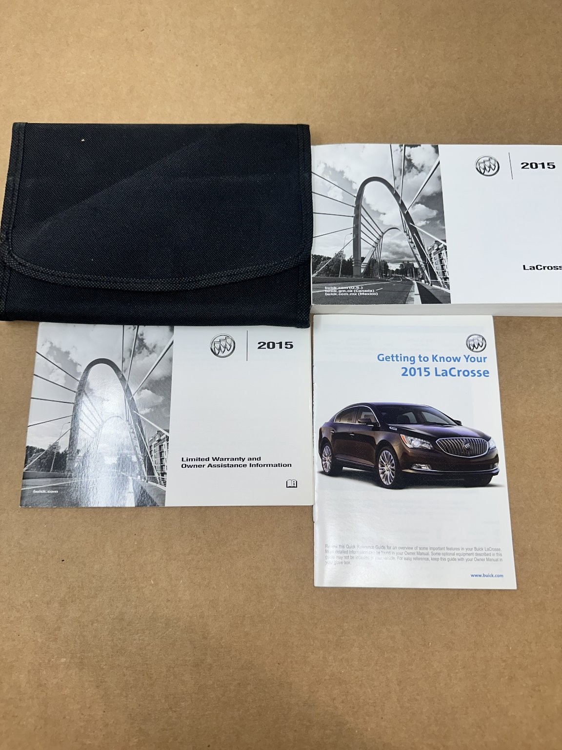 2015 Buick LaCrosse Owner's Manual Set