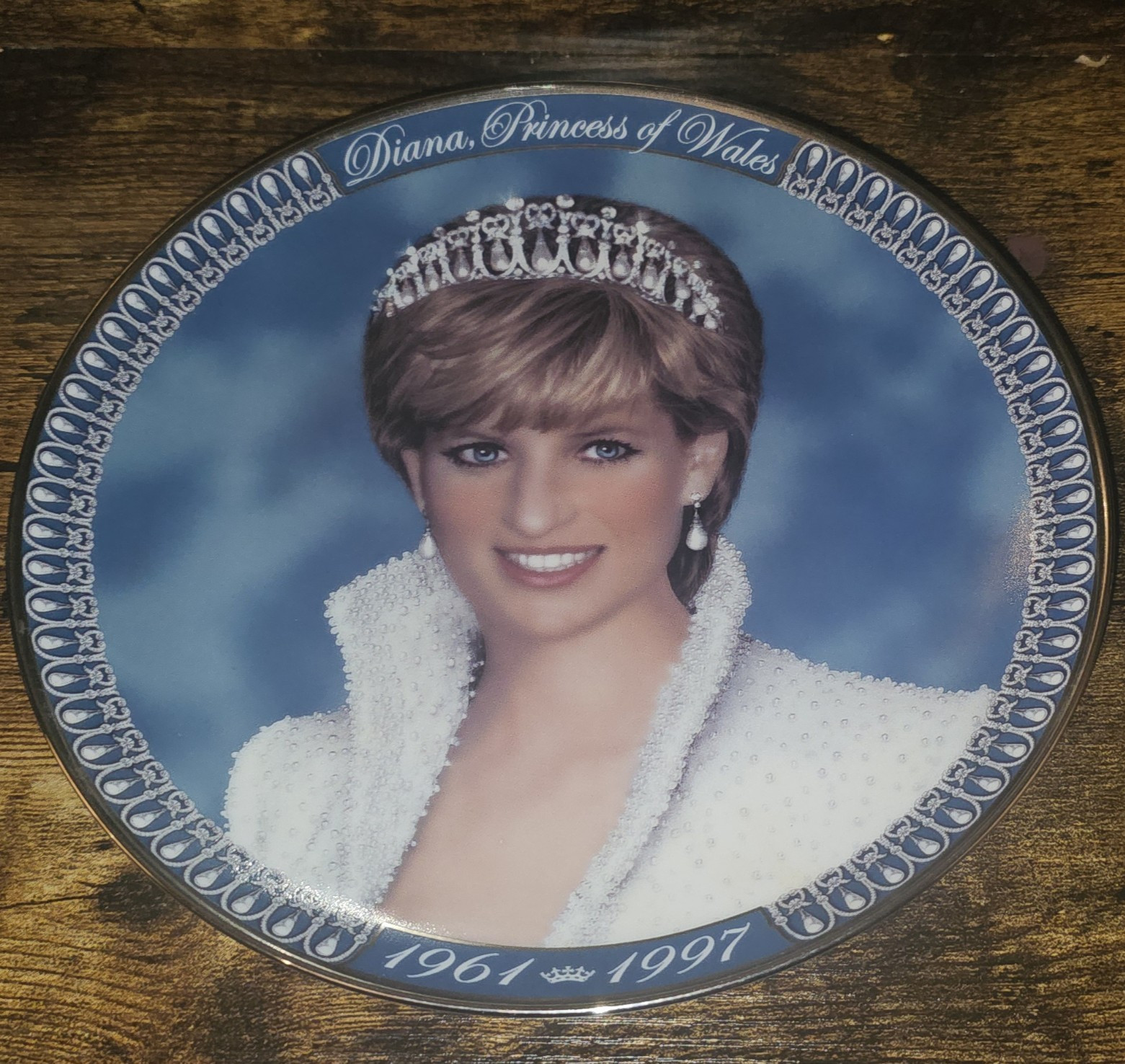 Franklin Mint Limited Edition Porcelain Princess Diana Plate 1961-1997