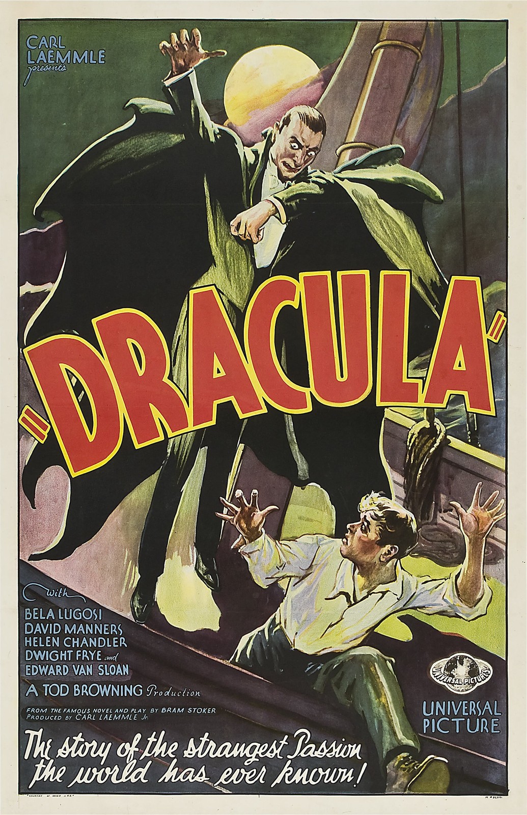 Dracula 1931 Movie Poster Print Wall Art Home Decor Vintage Film