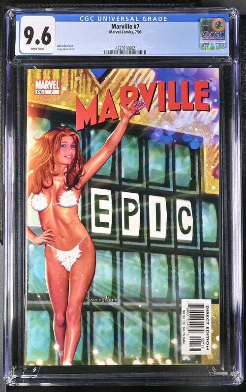Marville 7 CGC 9.6 2003 4327910002 Greg Horn Cover