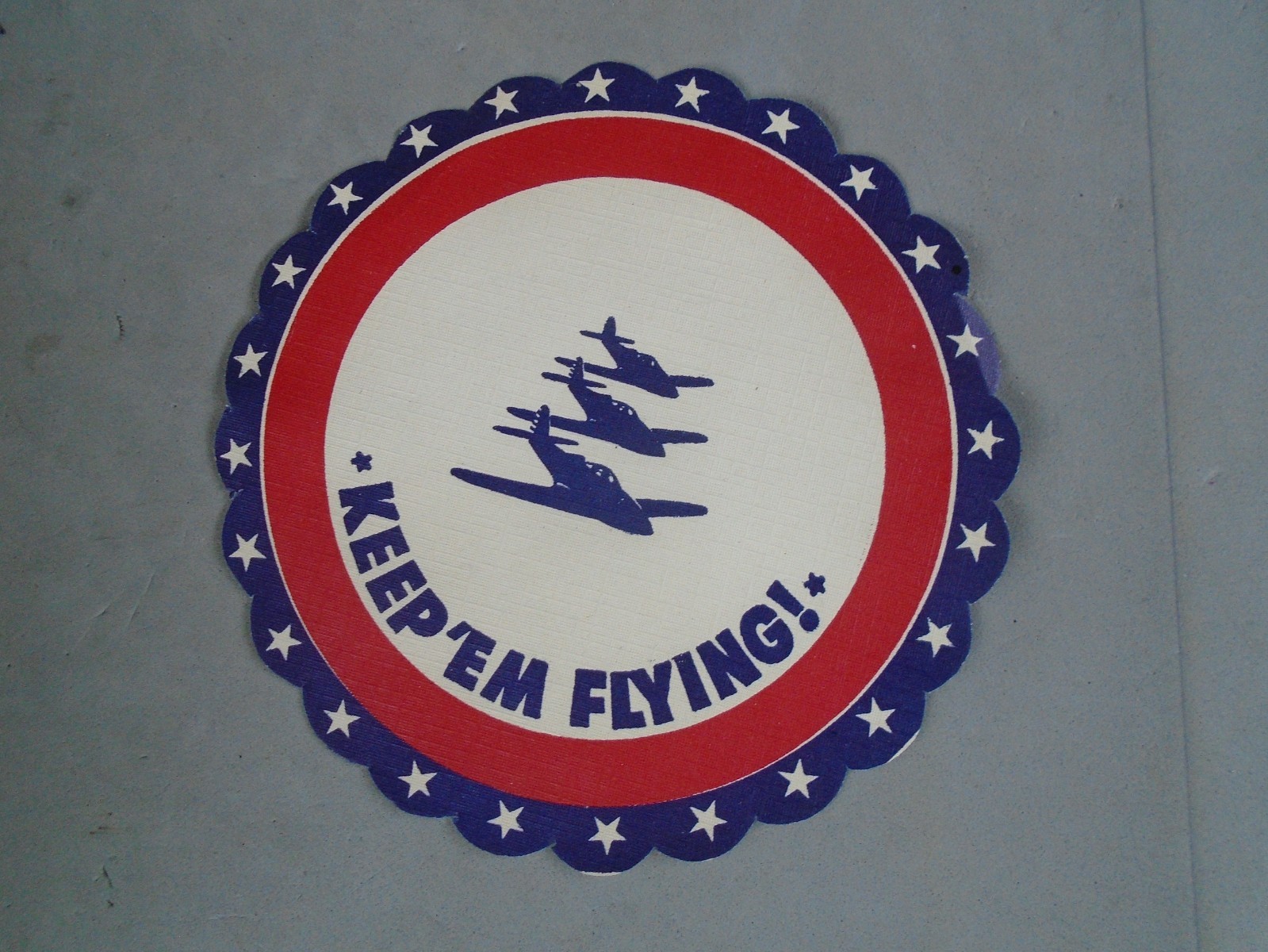 WWII Keep em Flying coaster