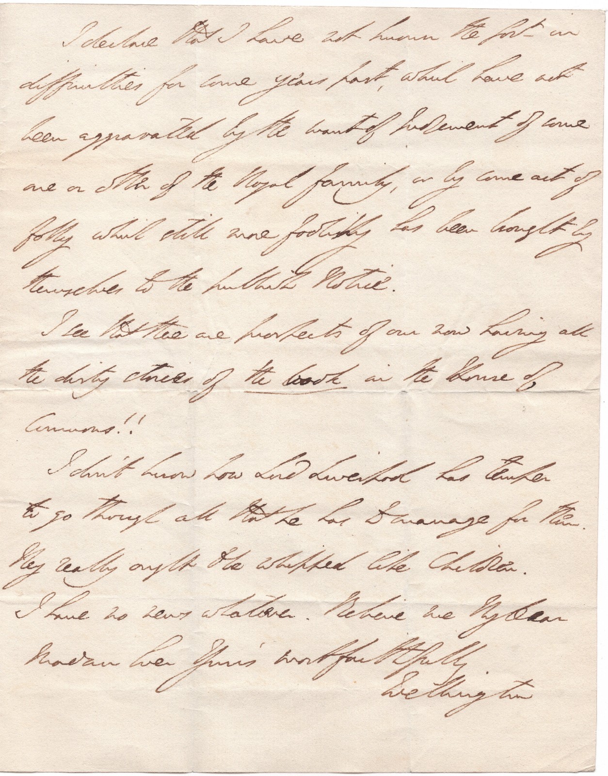 Duke of Wellington 1813 Letter Signed - On Becoming Colonel of Royal Horseguards