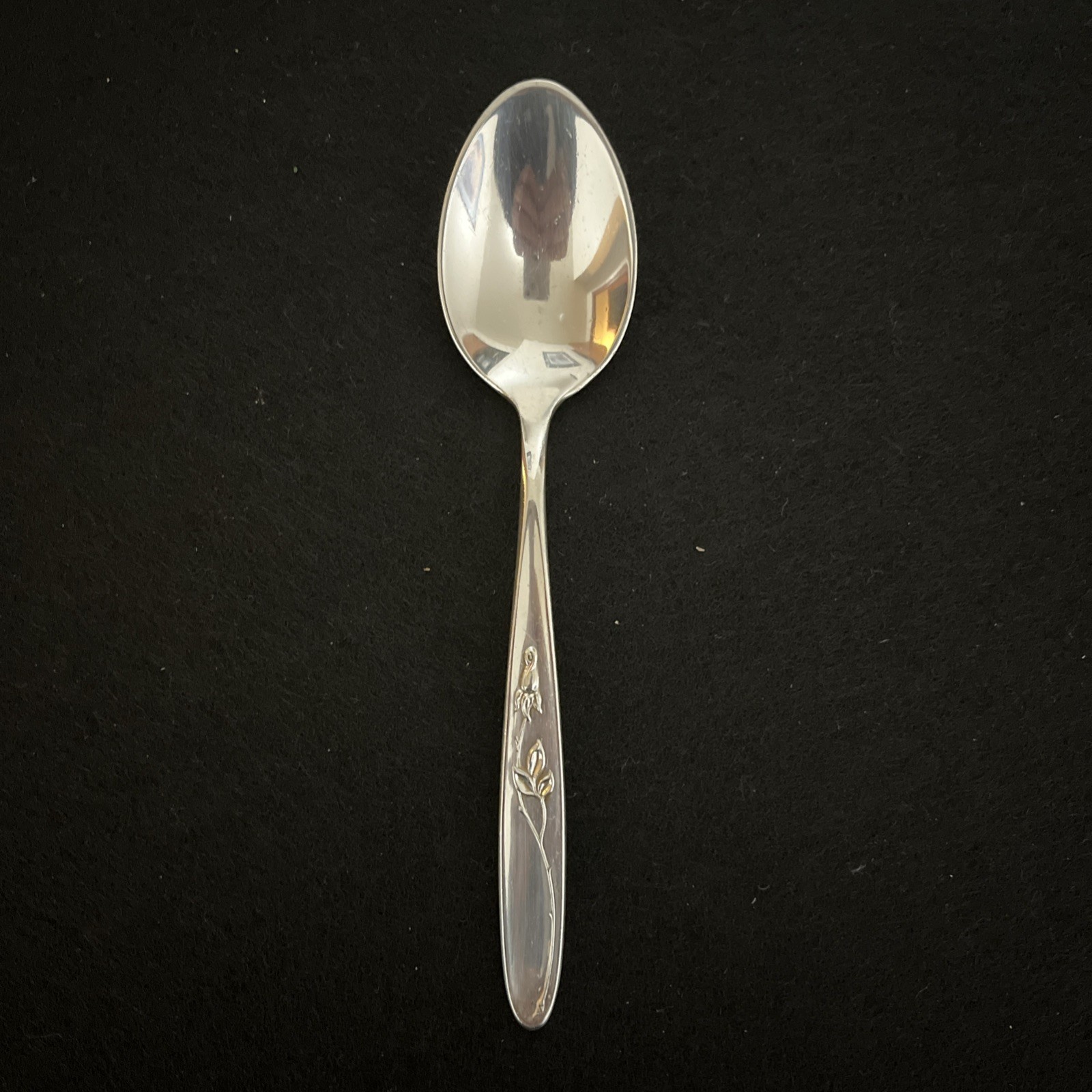 Towle Sterling Silver Rose Solitaire  Teaspoon 