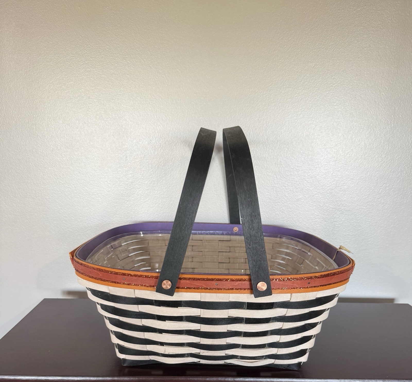 Longaberger Large 2014 Wicked Witch Fall Harvest Hostess Basket Protector 12981