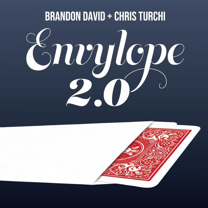 Envylope 2.0 by Brandon David & Chris Turchi - Deck to Envelope Magic USA SHIP