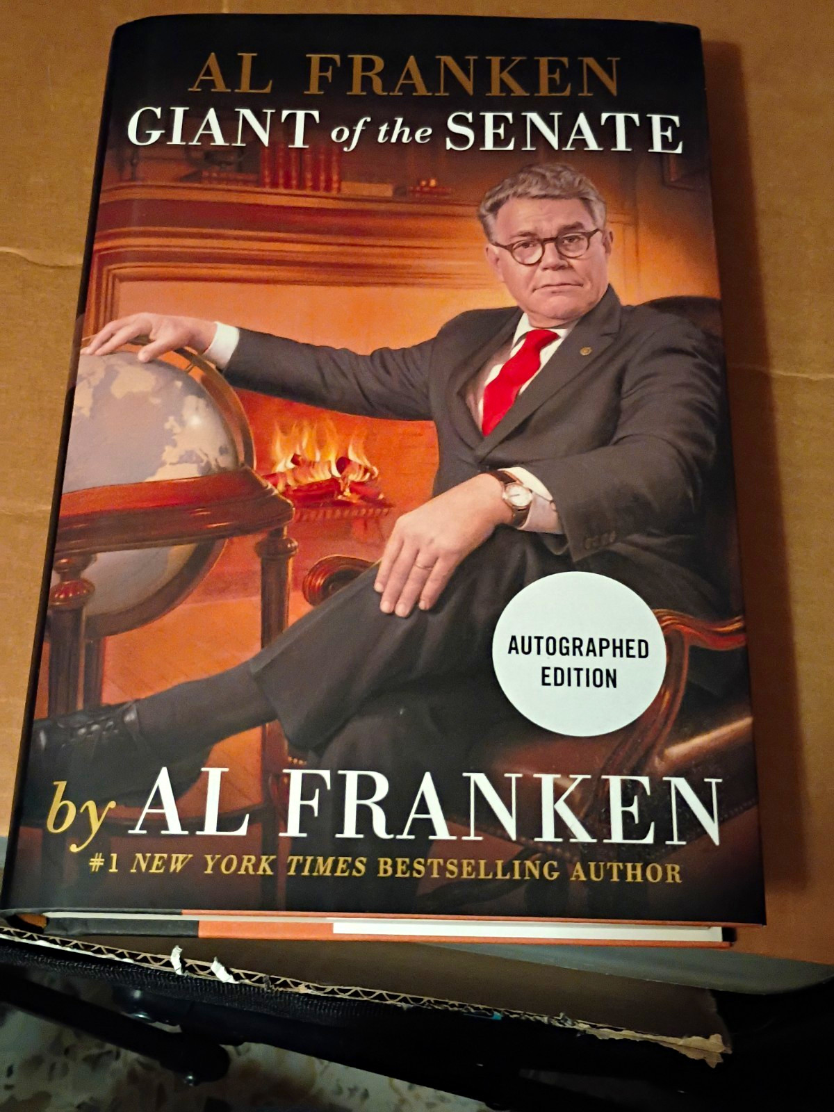 Al Franken Signed Hardcover Book - Giant of the Senate (Politics)