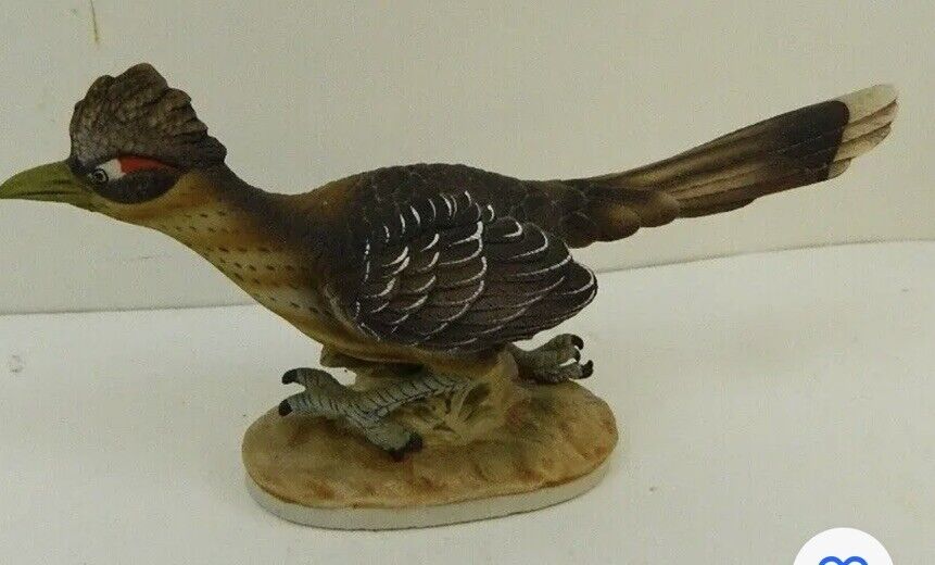 Vintage Lefton China Road Runner KW3209 Hand Painted Japan Bird Excellent Cond