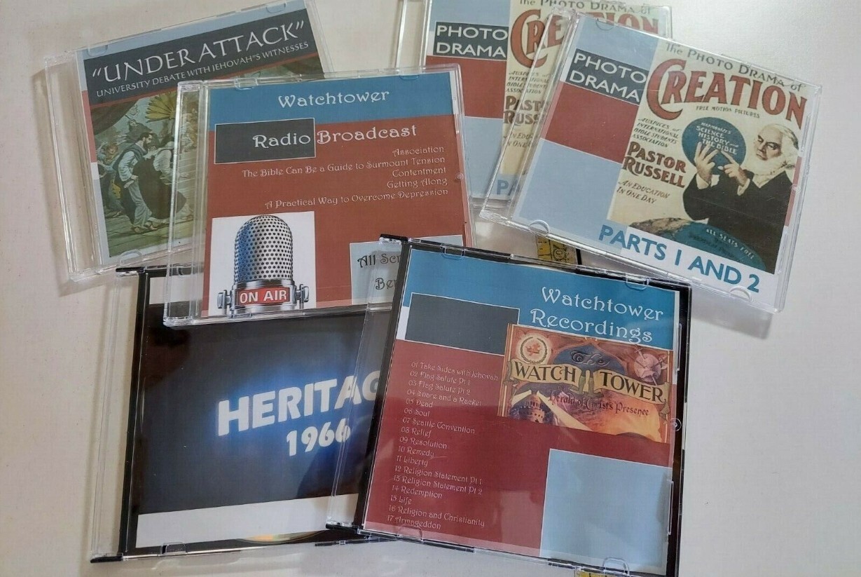 Watchtower Historical DVD and CD Collection Photo Drama, Rutherford, Radio IBSA