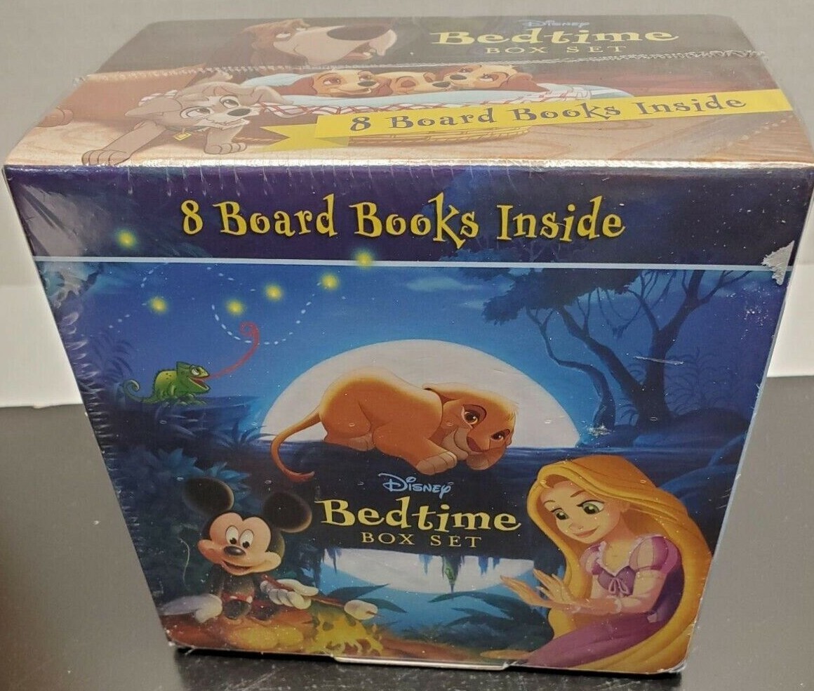 Disney Bedtime Box Set - 8 Board Books - New sealed - Mickey Mouse