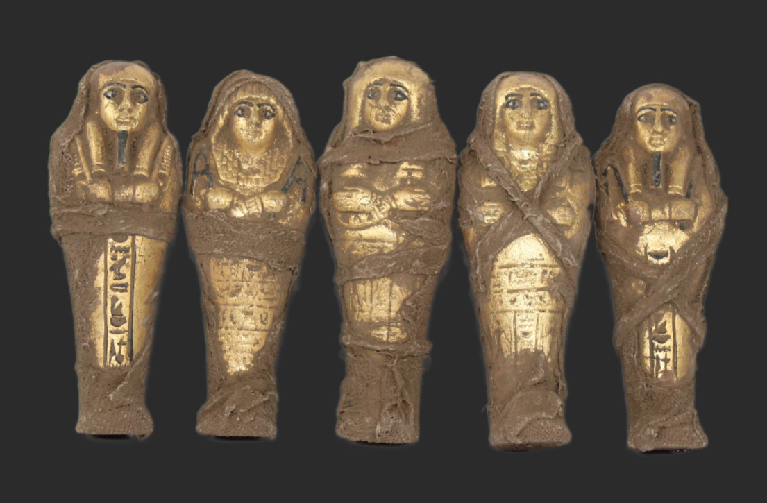5 RARE ANCIENT EGYPTIAN PHARAONIC ANTIQUE Ushabti Shabti Statues (Egypt History)