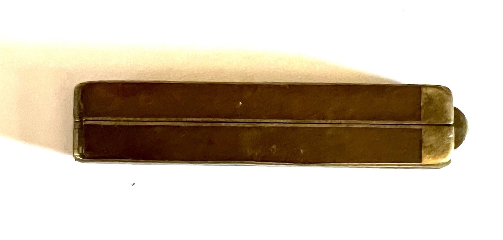 Vintage Boxwood & Brass Rule 12\