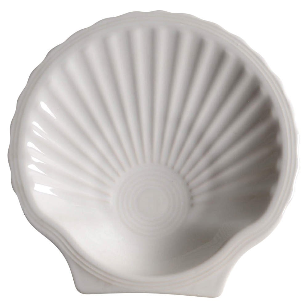 Homer Laughlin  Fiesta White  Shell Plate 12005364