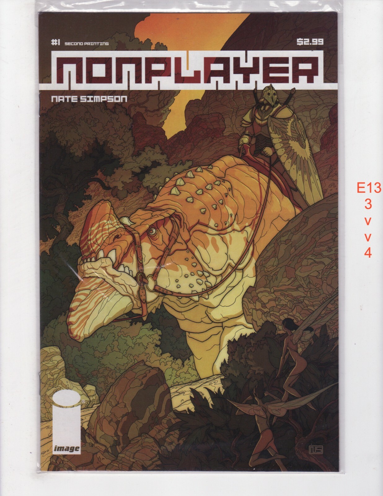 Nonplayer #1 2nd print 2011 Image VF/NM e134