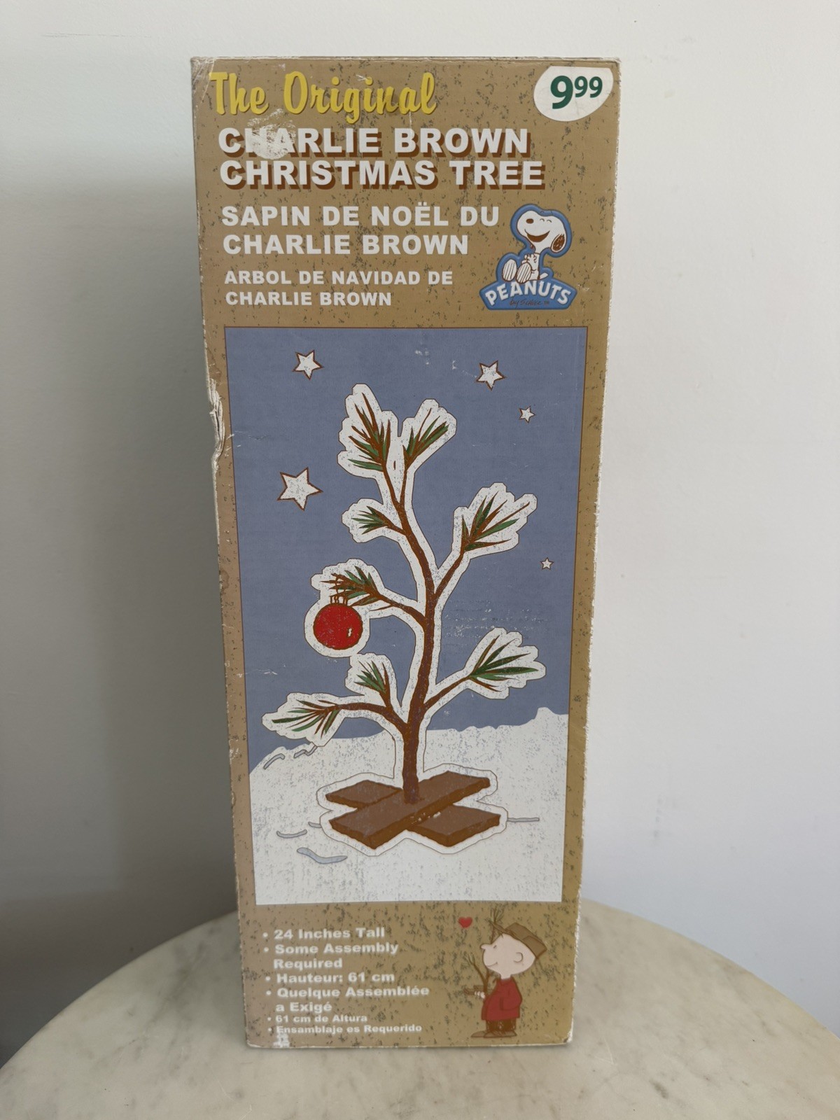 Peanuts Worldwide 2011 Charlie Brown Christmas Tree Orig Open Box New Never Used