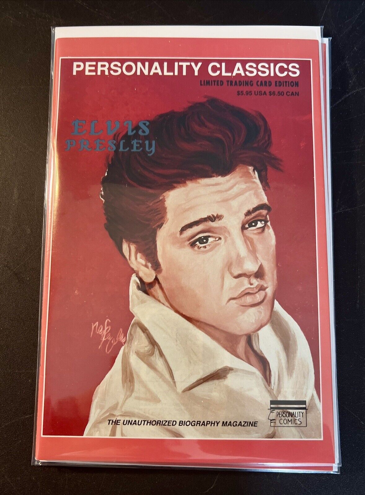 Personality Comics Presents~ELVIS PRESLEY~Limited Trading Card Edition~#3~1992~