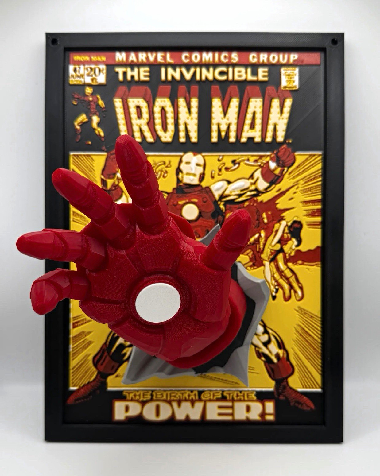 Marvel Comics Group Framed Iron Man Wall Art, Marvel Universe Decor