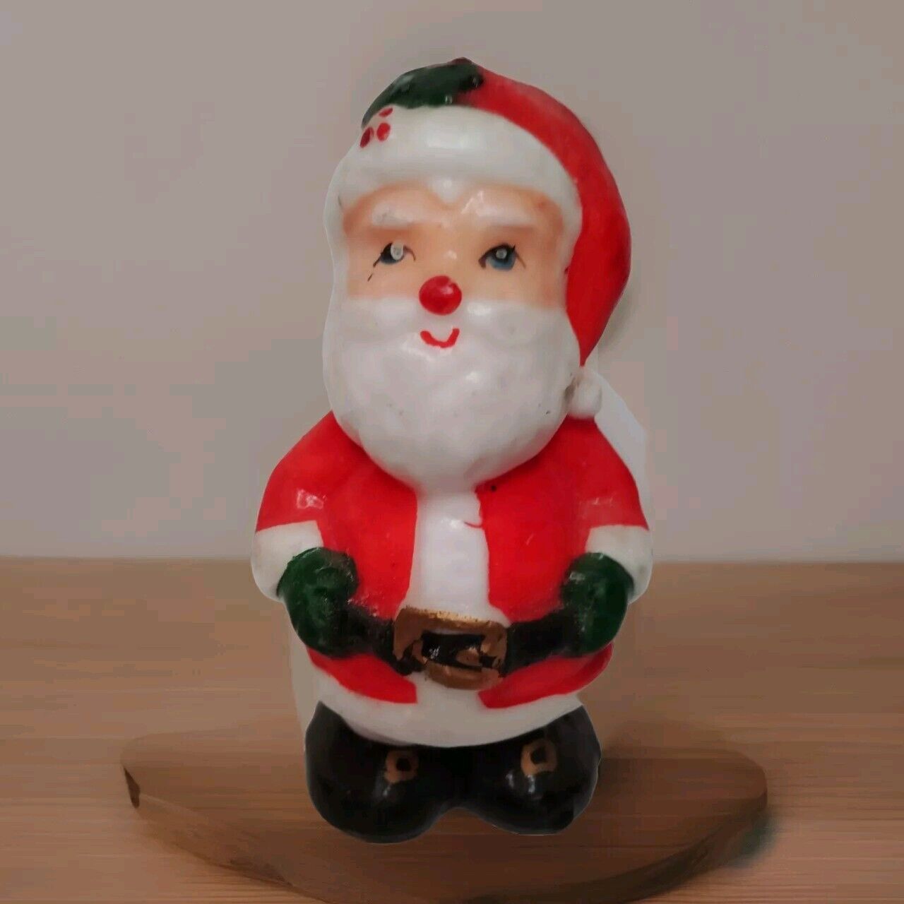 Vintage figural candle/Santa Claus Christmas Wax Candle 5\