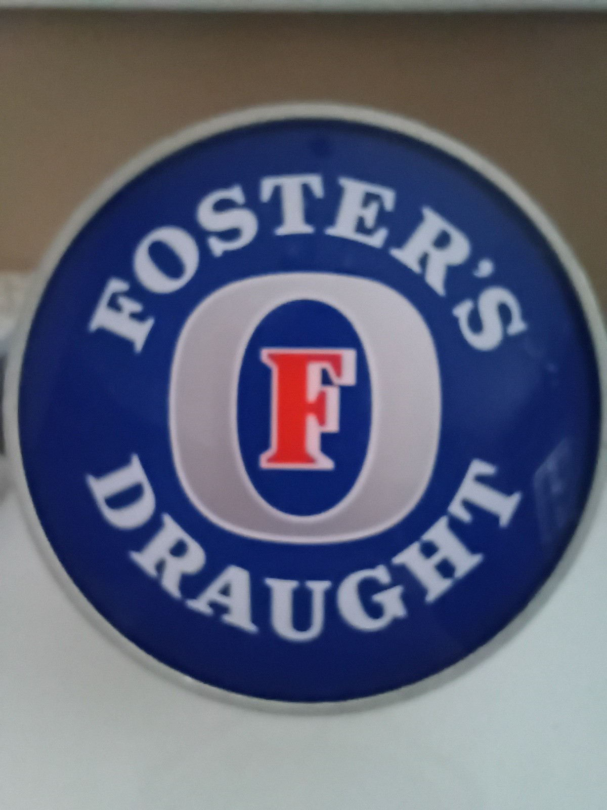 FOSTERS\' DRAUGHT BAR ORIGINAL VINTAGE lighted beer signs breweriana