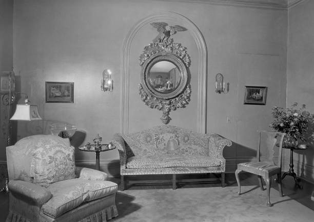 1920s Housing - Interior of a luxury residence Tuxedo Park New Yor- Old Photo