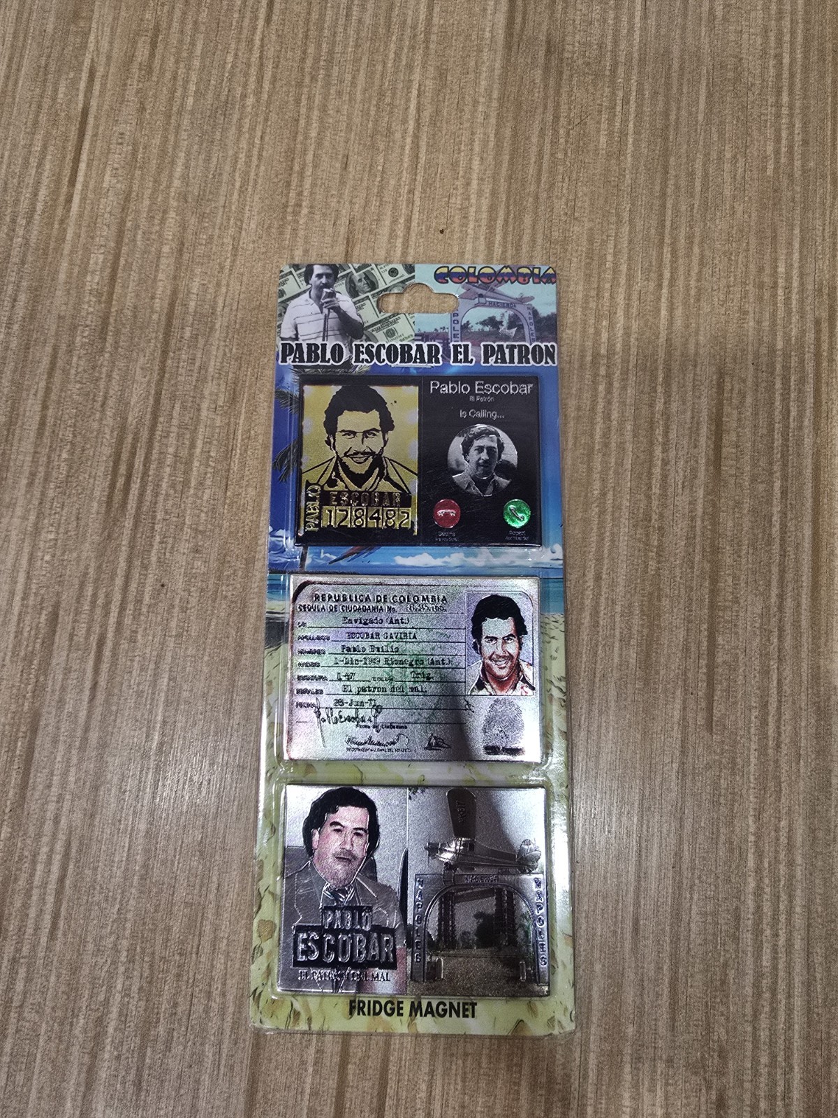 Pablo Escobar Metal Magnet Pablo Escobar Metal Magnet
