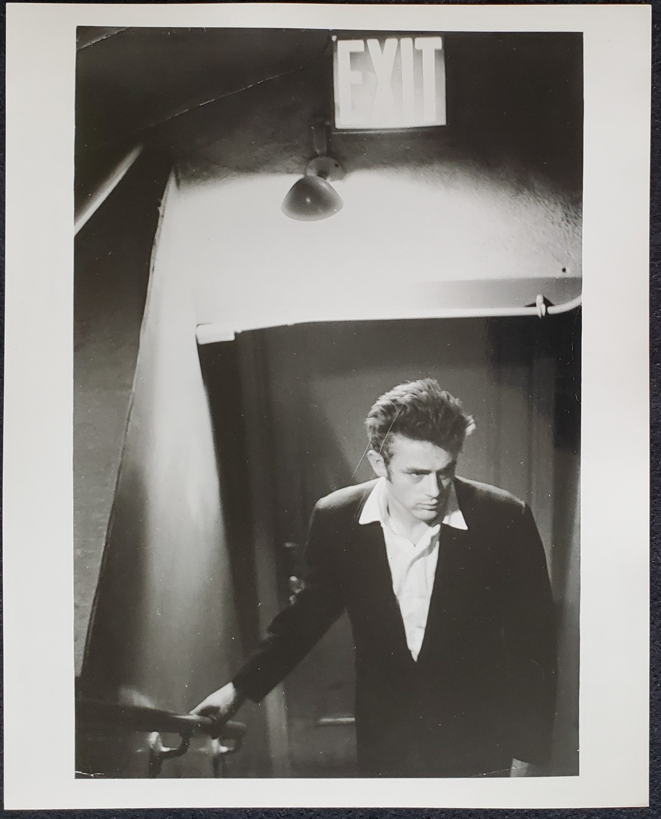 1954 James Dean ABC Studios NY Roy Schatt 8x10 Candid Portrait Photograph