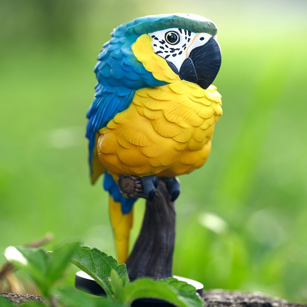 Animal Heavenly Body Blue-and-yellow Macaw Ara ararauna Parrot Statue