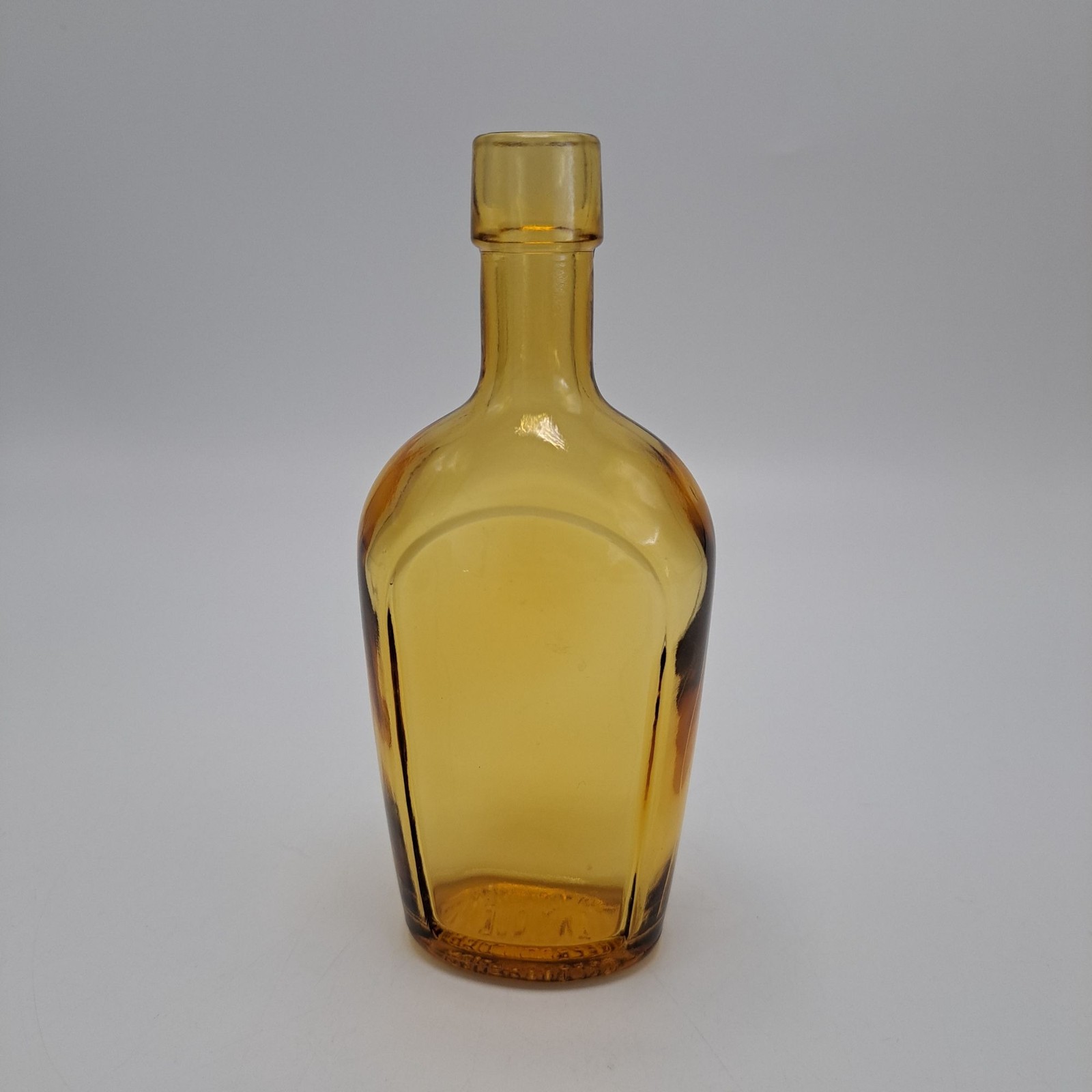 Wheaton NJ Reproduction Amber Glass Bottle Collectible Wheaton NJ Reproduction Amber Glass Bottle Collectible