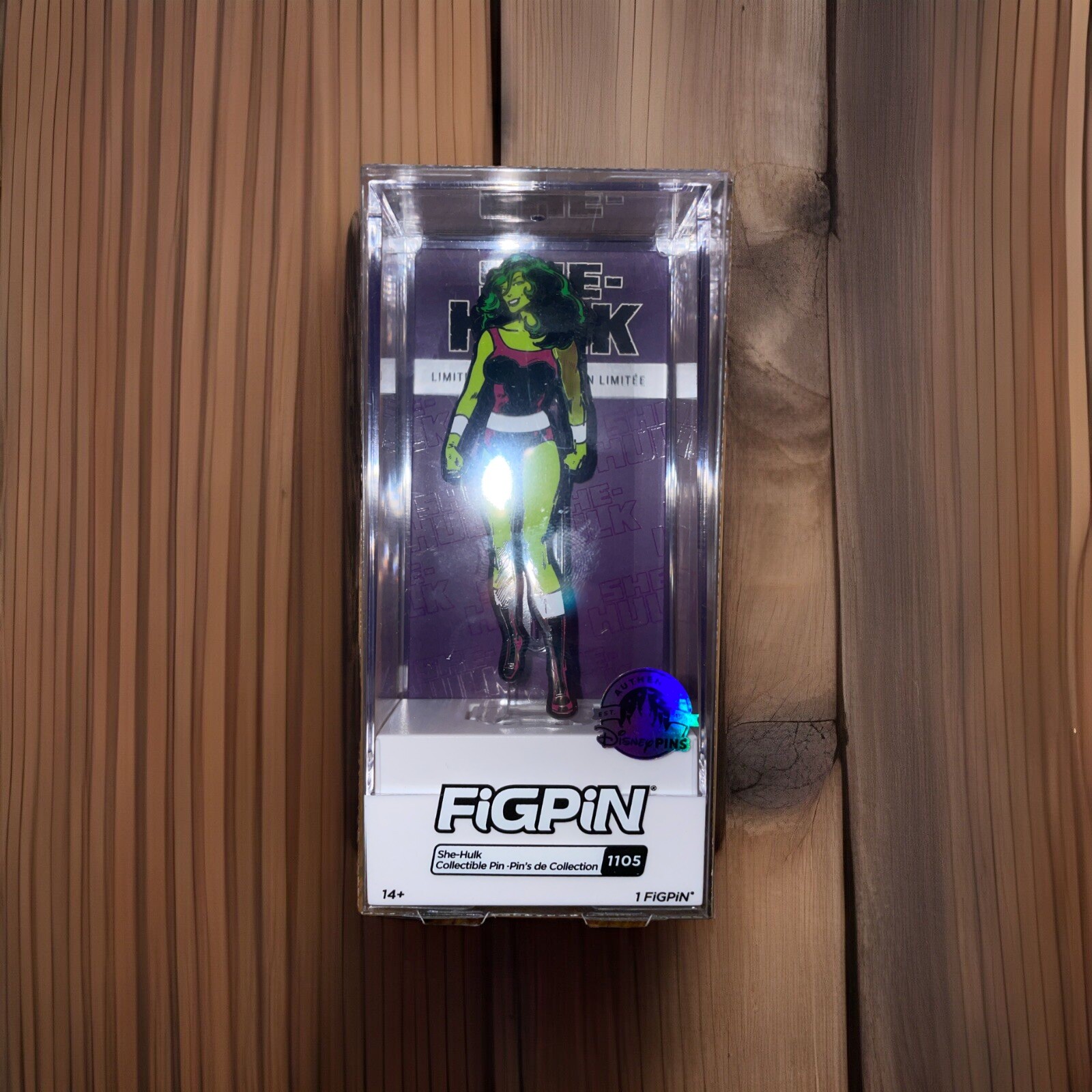 NIP Disney Parks Exclusive 2023 Marvel Comics Figpin She Hulk #1105