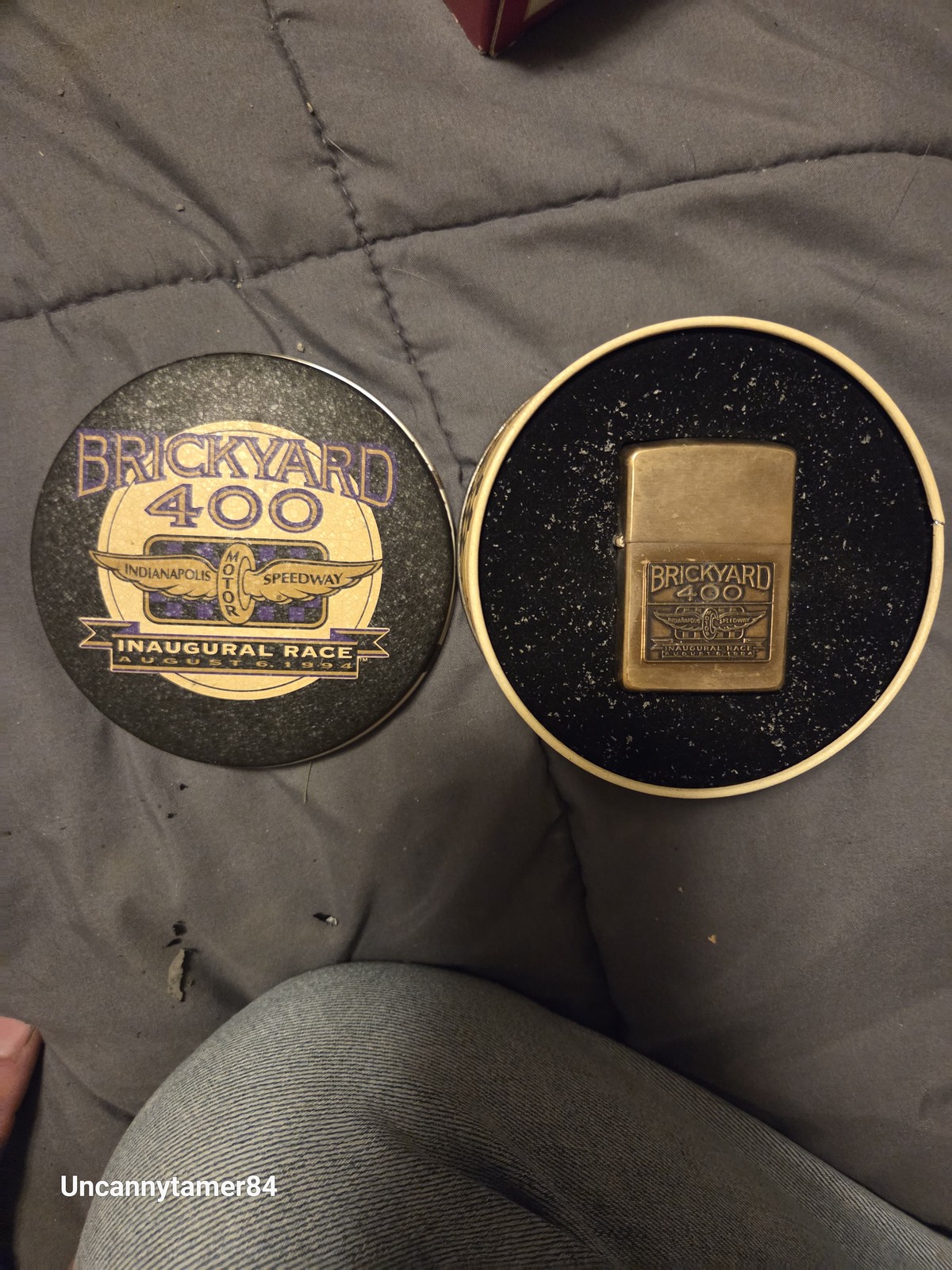 Zippo Brickyard 400 Solid Brass Lighter Inaugural Race