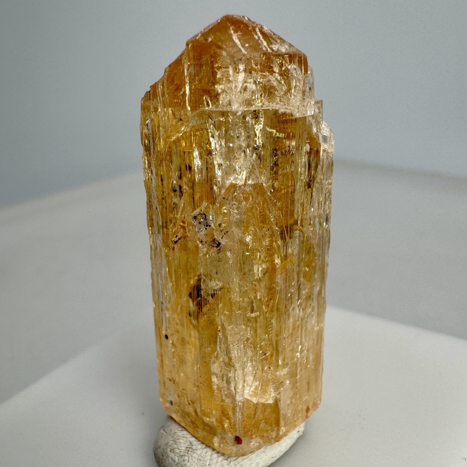 Nice Imperial Topaz Crystal: Dom Bosco, Cachoeira do Campo, Ouro Preto, Brazil