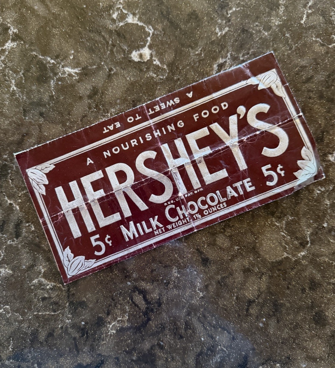 Vintage 1930's Hershey's Milk Chocolate 