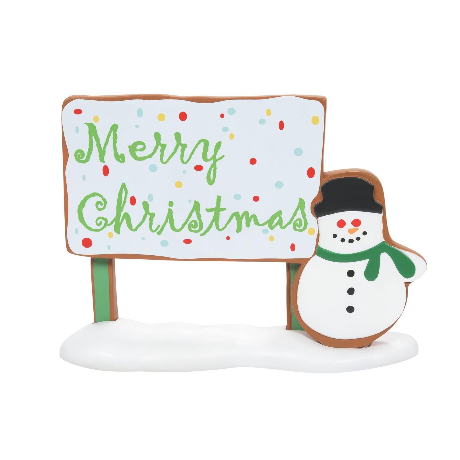 Department 56 Village Collections Gingerbread Christmas Billboard 3.5