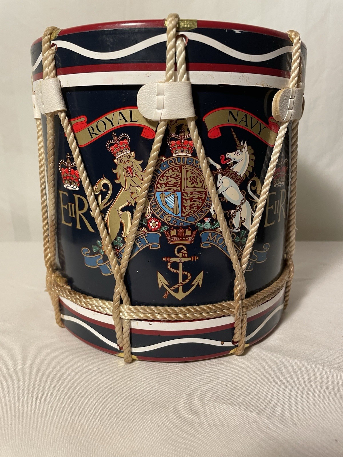 Vintage Royal Navy Drum Ice Bucket Regimental Replicas Pusser\'s Rum Barware