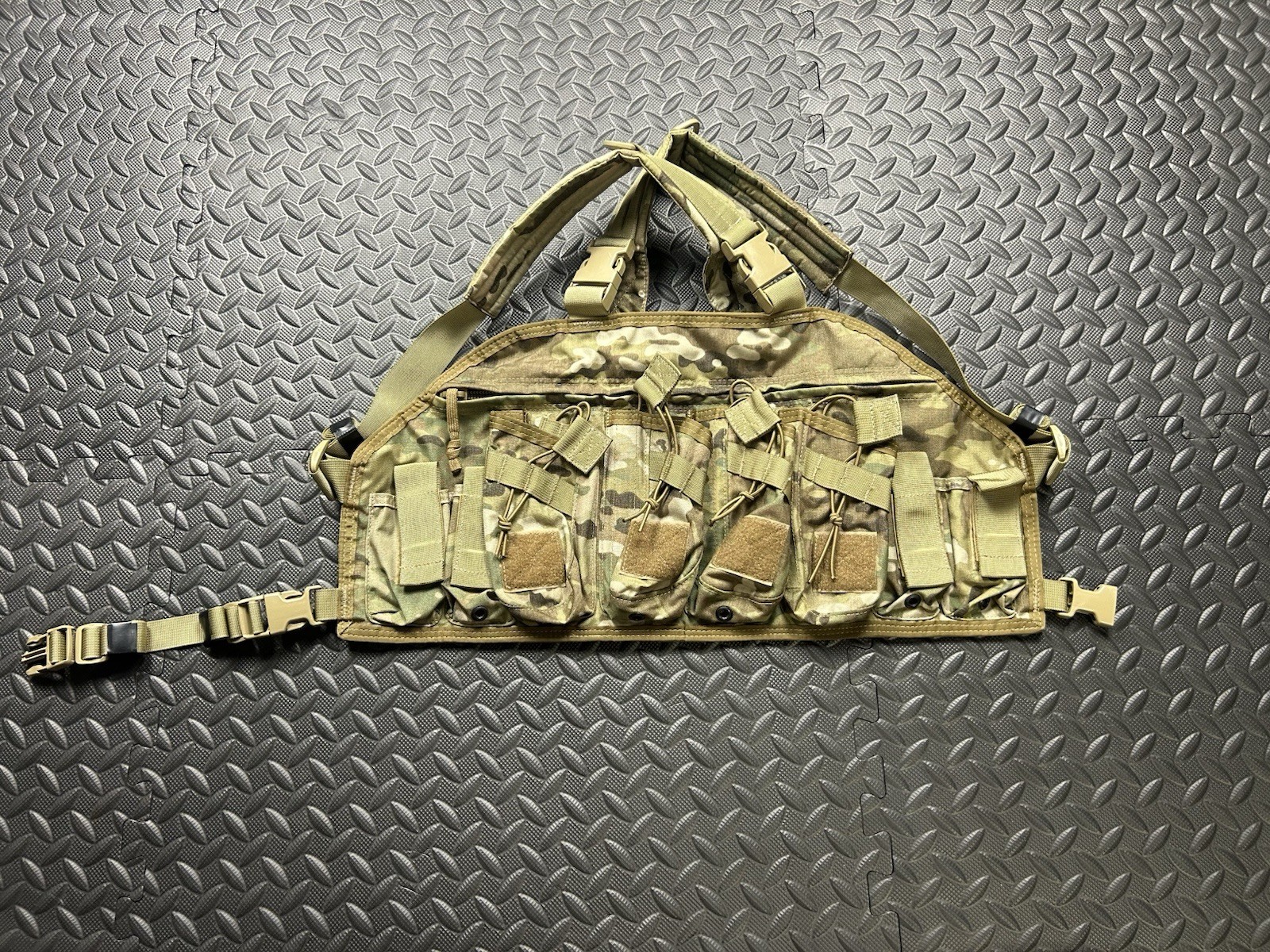 Discontinued US Palm Attack Rack V1 Chest Rig Harness Multicam OCP USA Made Rare