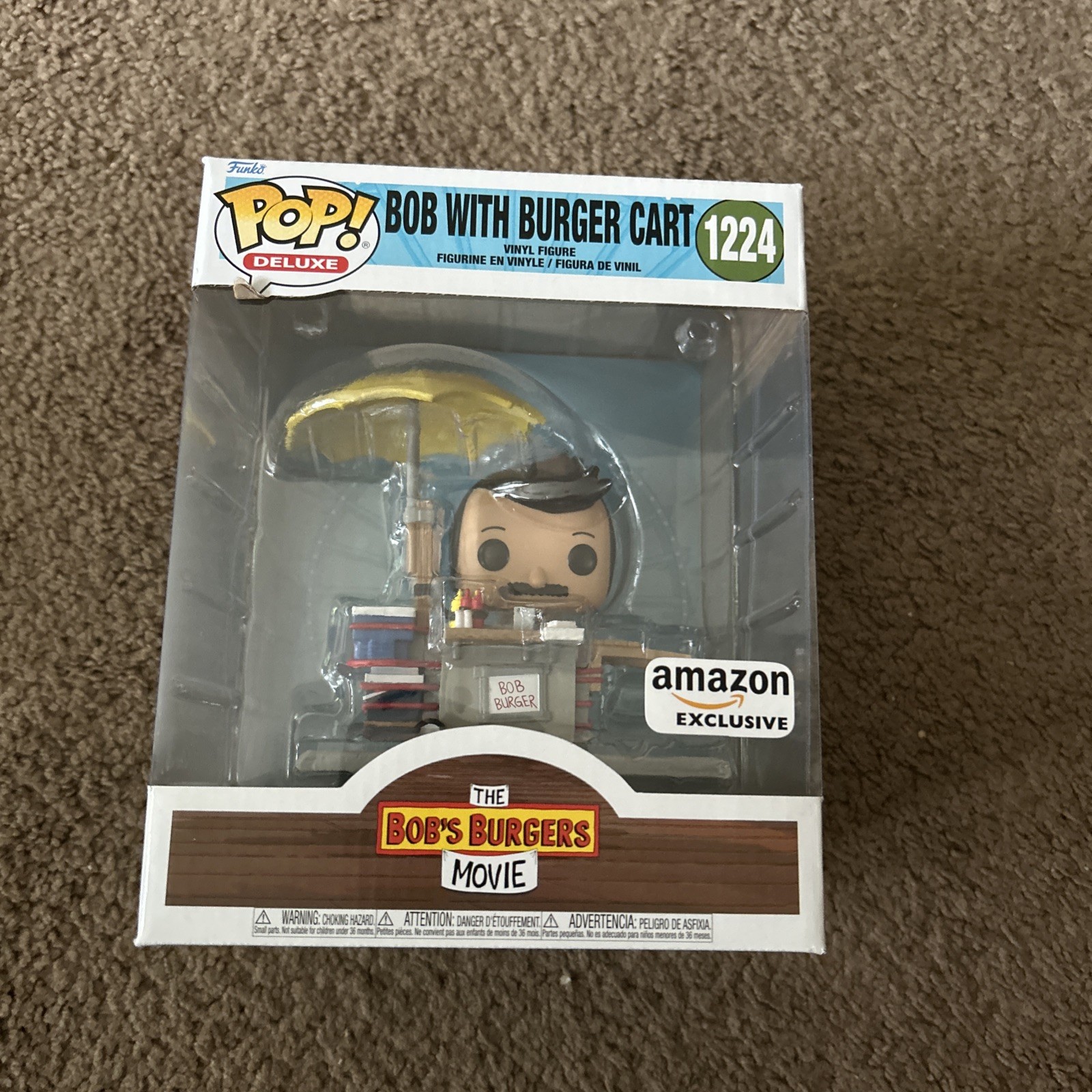 Funko Pop Deluxe: Bob's Burgers - Bob With Burger Cart - Amazon (AM)...