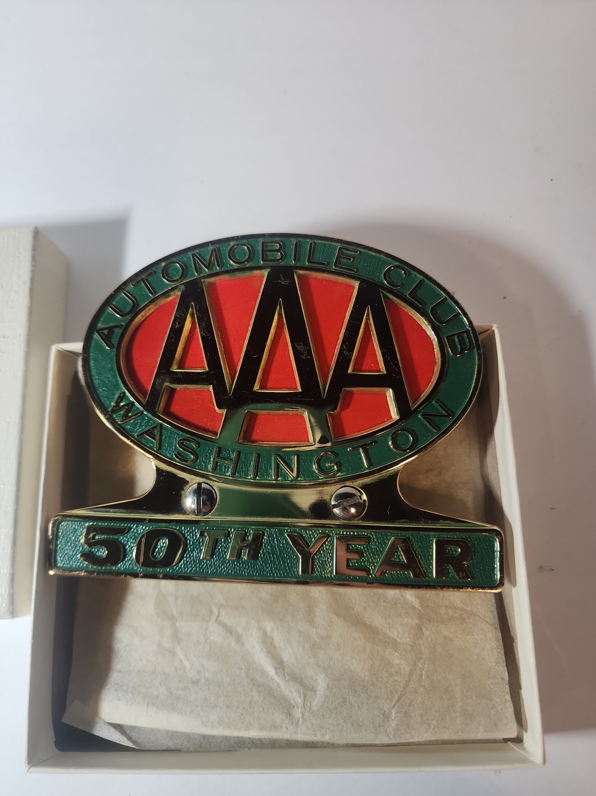 AAA Washington State Honor Award Vintage New w/Box