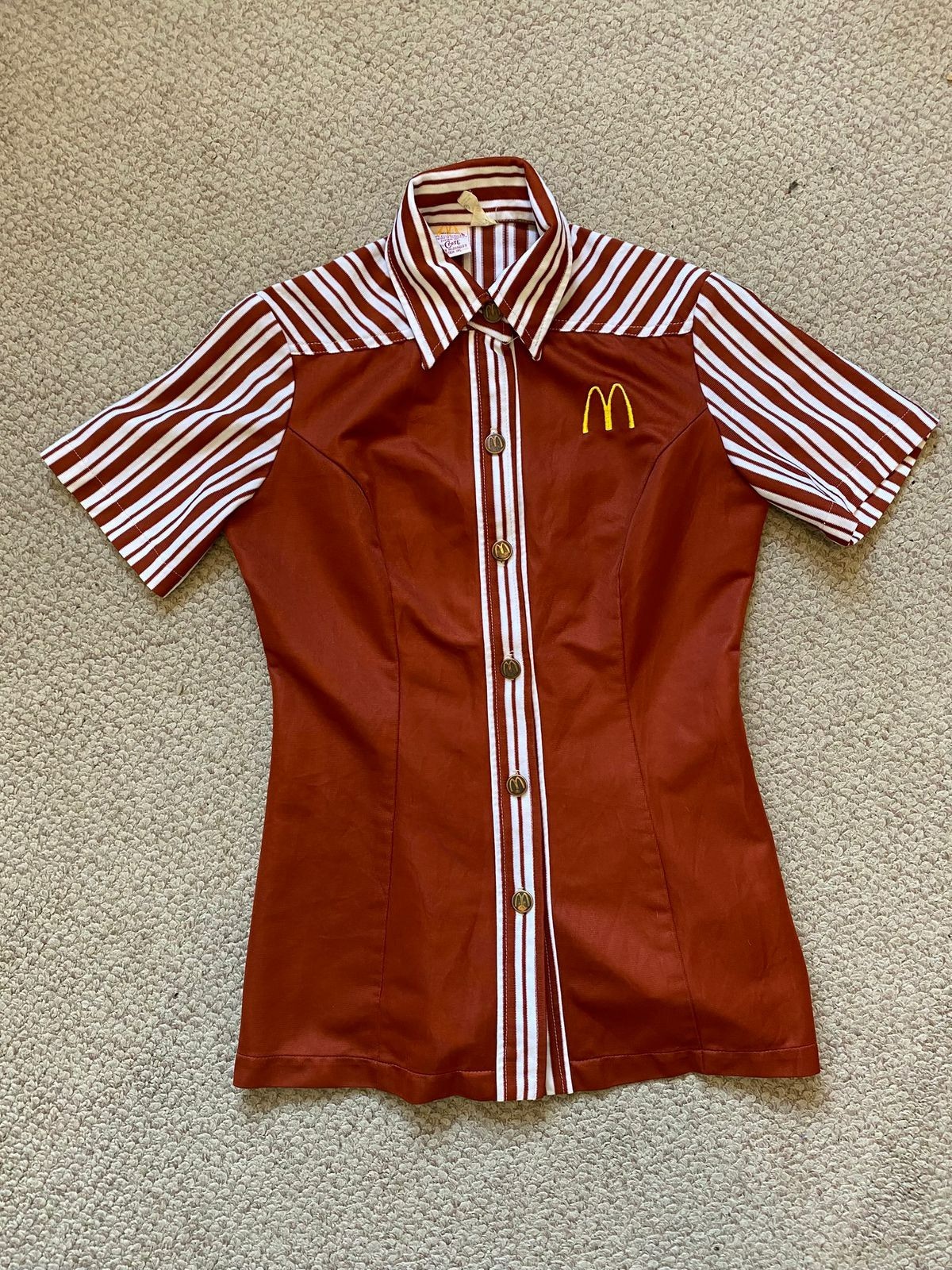 Original McDonald\'s Uniform from the 1970s
