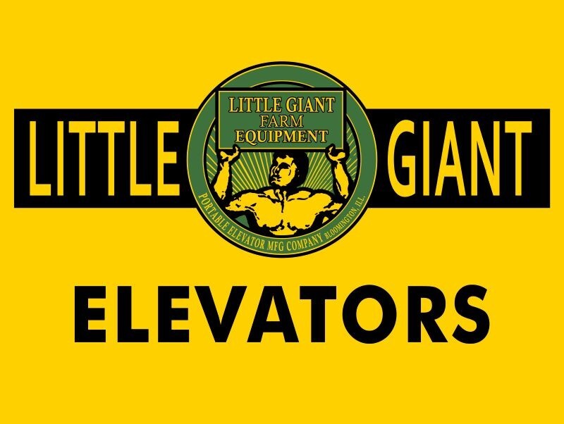 Little Giant Portable Grain Elevators NEW Sign 24x30