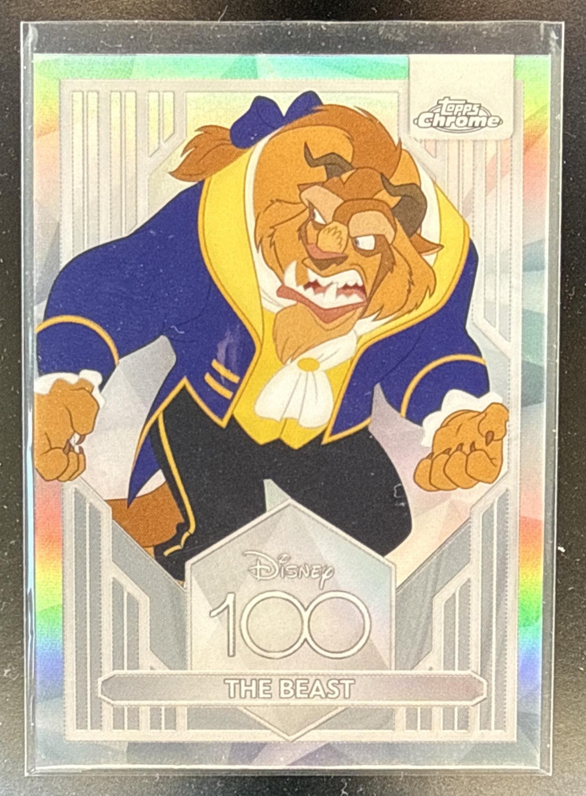 2023 Topps Chrome Disney 100 The Beast Refractor #52