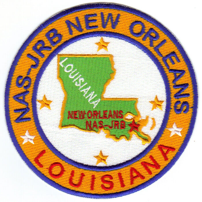 USAF BASE PATCH, NAS/JRB NEW ORLEANS, LOUISIANA                  Y              